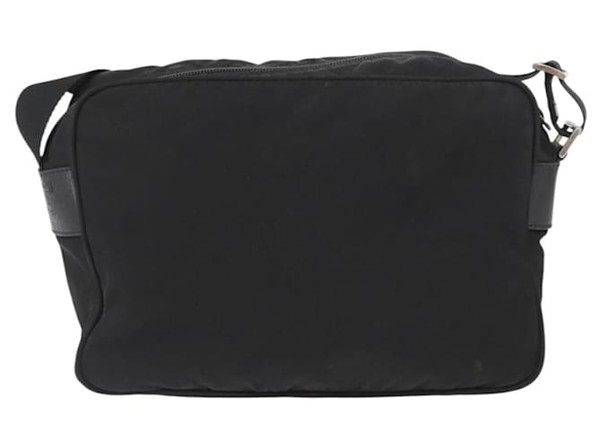 PRADA Shoulder Bag Nylon Black Silver - vista 2