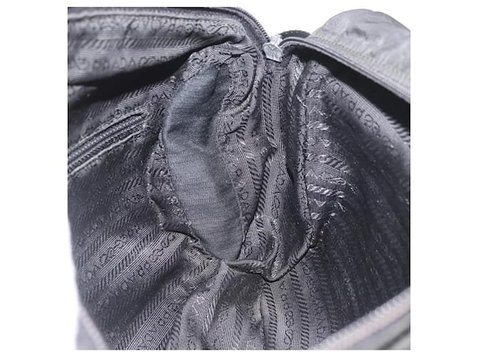 PRADA Shoulder Bag Nylon Black Silver - vista 21