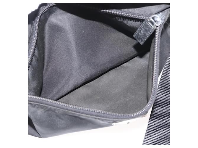 PRADA Shoulder Bag Nylon Black Silver - vista 25