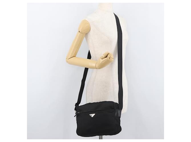 PRADA Shoulder Bag Nylon Black Silver - vista 26