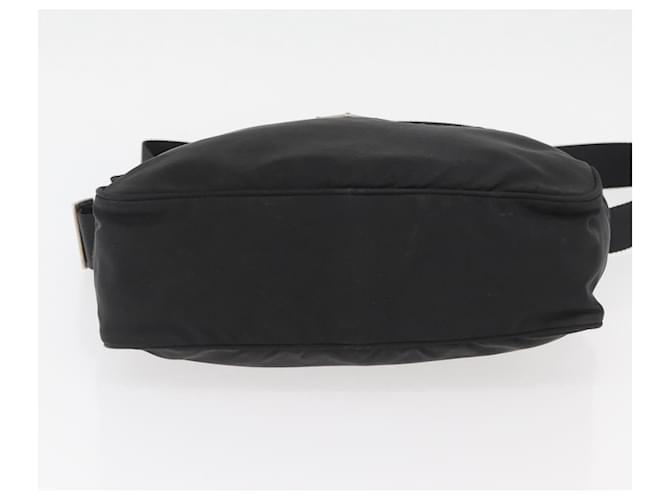 PRADA Shoulder Bag Nylon Black Silver - vista 5