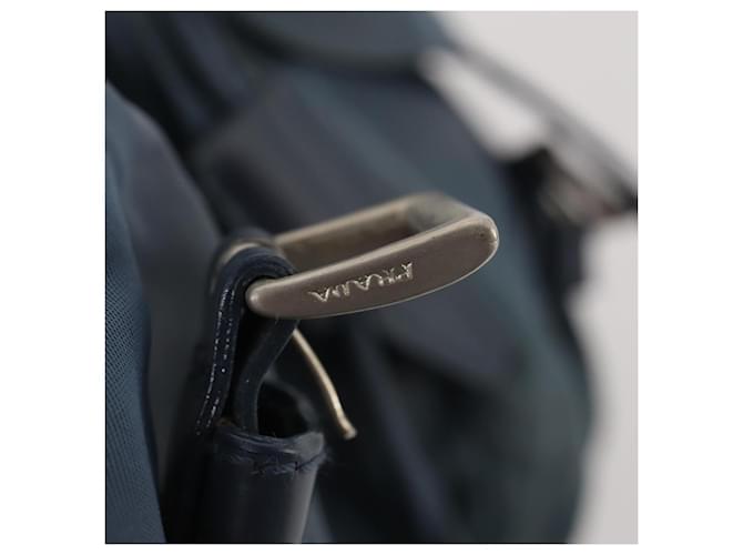 PRADA Backpack Nylon Blue Silver - vista 11