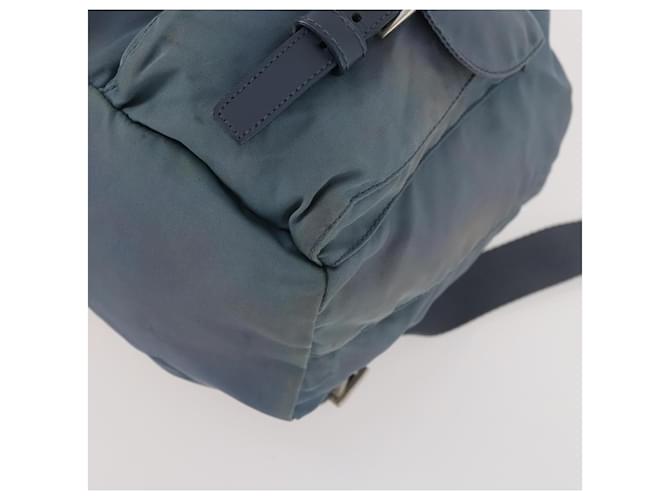 PRADA Backpack Nylon Blue Silver - vista 17