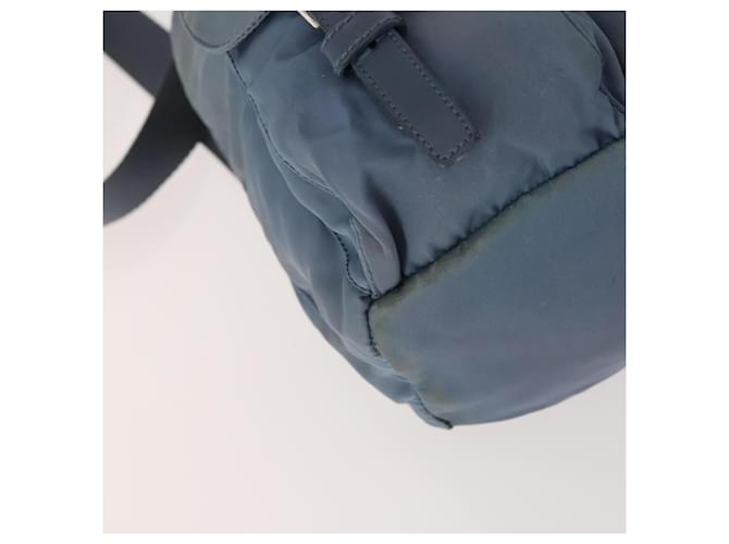 PRADA Backpack Nylon Blue Silver - vista 18