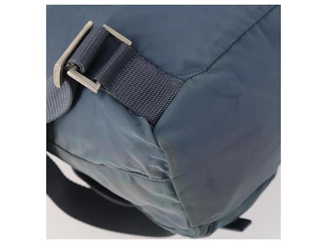 PRADA Backpack Nylon Blue Silver - vista 20
