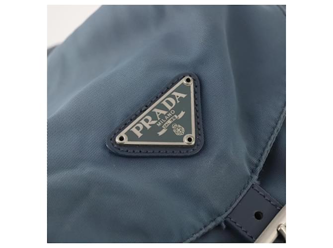 PRADA Backpack Nylon Blue Silver - vista 21