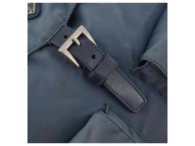 PRADA Backpack Nylon Blue Silver - vista 22