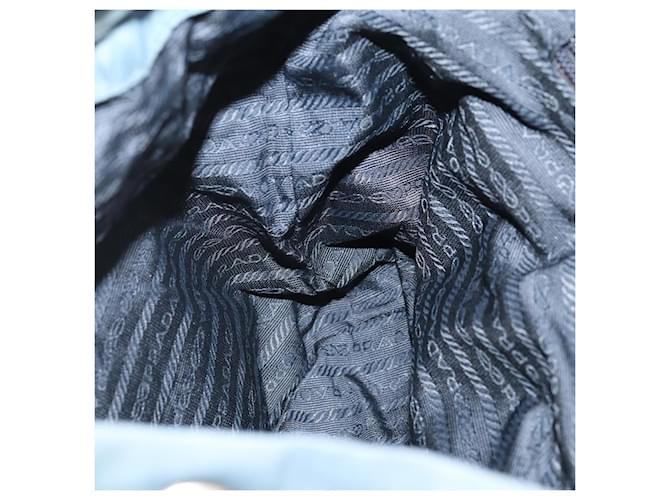 PRADA Backpack Nylon Blue Silver - vista 25