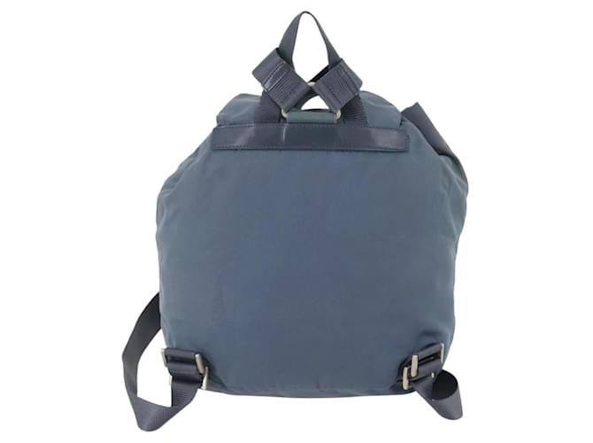 PRADA Backpack Nylon Blue Silver - vista 3