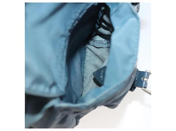 PRADA Backpack Nylon Blue Silver - vista 30