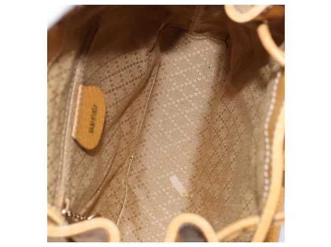 GUCCI Bamboo Backpack Leather Beige Gold 003 2058 0030 - vista 11