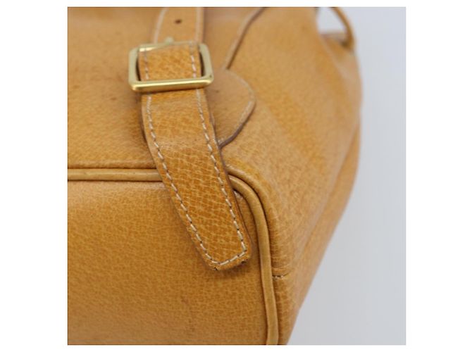 GUCCI Bamboo Backpack Leather Beige Gold 003 2058 0030 - vista 18