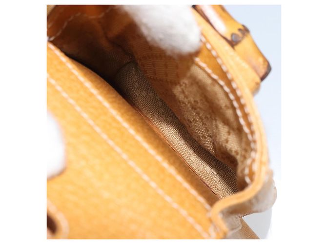 GUCCI Bamboo Backpack Leather Beige Gold 003 2058 0030 - vista 26