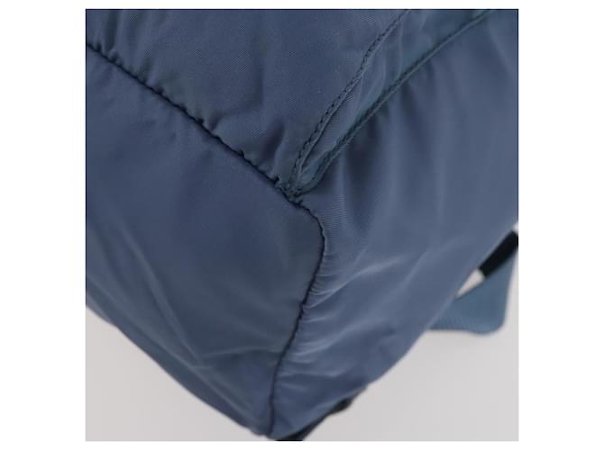 PRADA Rucksack Nylon Hellblau Silber - Ansicht 14