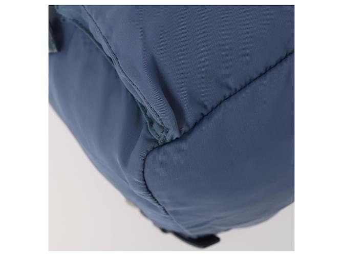 PRADA Rucksack Nylon Hellblau Silber - Ansicht 15