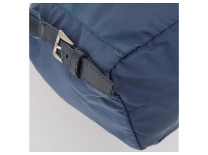 PRADA Rucksack Nylon Hellblau Silber - Ansicht 17