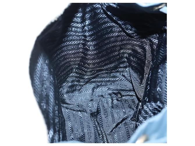 PRADA Rucksack Nylon Hellblau Silber - Ansicht 22