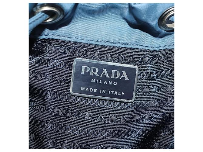 PRADA Rucksack Nylon Hellblau Silber - Ansicht 23