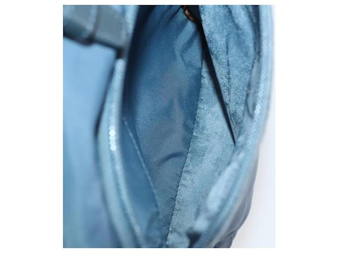 PRADA Rucksack Nylon Hellblau Silber - Ansicht 25