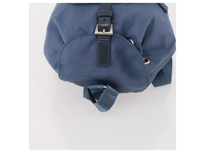 PRADA Rucksack Nylon Hellblau Silber - Ansicht 6