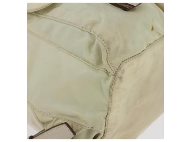 PRADA Backpack Nylon Ivory Silver - vista 17