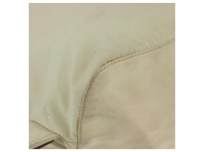 PRADA Backpack Nylon Ivory Silver - vista 19