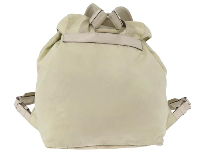 PRADA Backpack Nylon Ivory Silver - vista 2