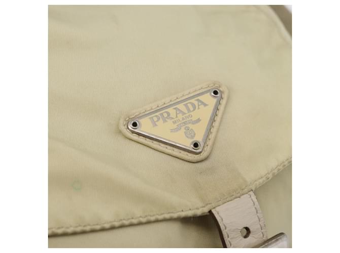 PRADA Backpack Nylon Ivory Silver - vista 21