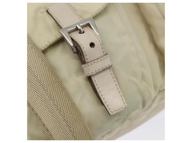 PRADA Backpack Nylon Ivory Silver - vista 23