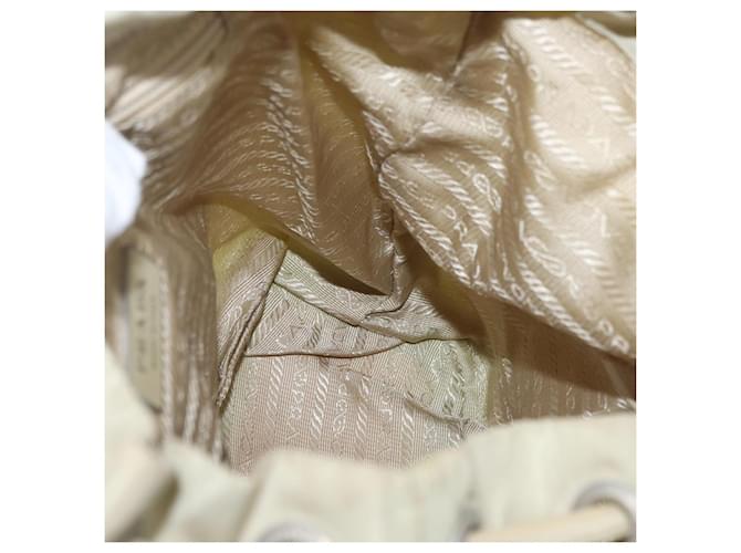 PRADA Backpack Nylon Ivory Silver - vista 27