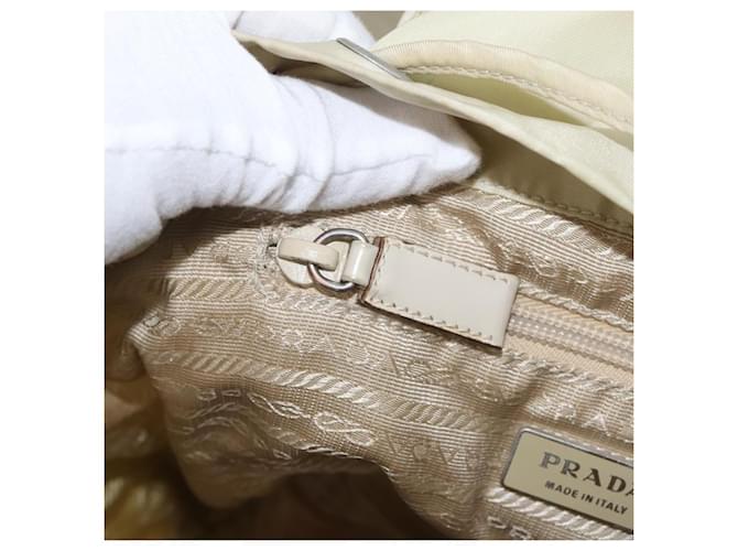 PRADA Backpack Nylon Ivory Silver - vista 29