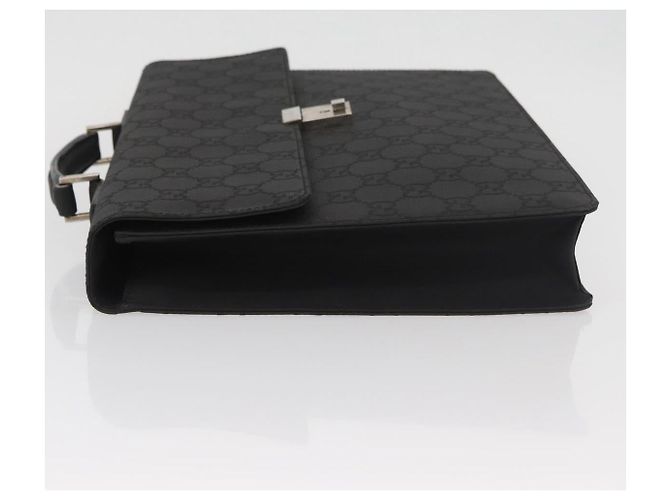 GUCCI GG Canvas Business Bag Nylon Black Silver 015 0235 - vista 4