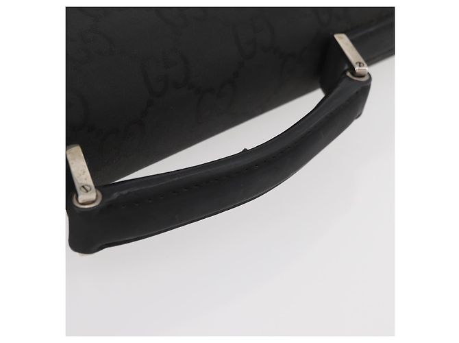 GUCCI GG Canvas Business Bag Nylon Black Silver 015 0235 - vista 7