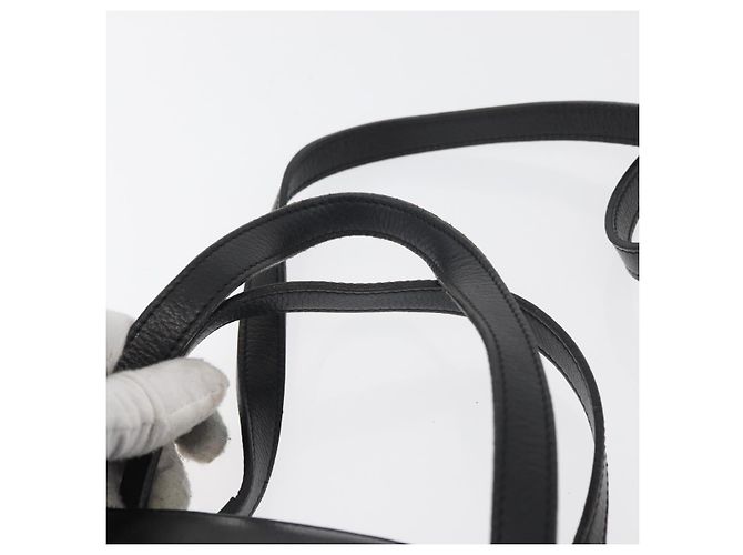 Céline CELINE Circle Hand Bag Leather 2way Black Gold - vista 14