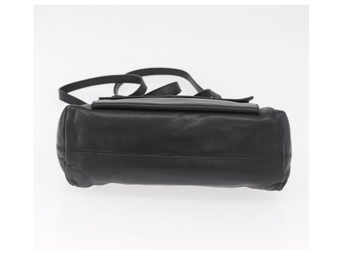 Céline CELINE Circle Hand Bag Leather 2way Black Gold - vista 5