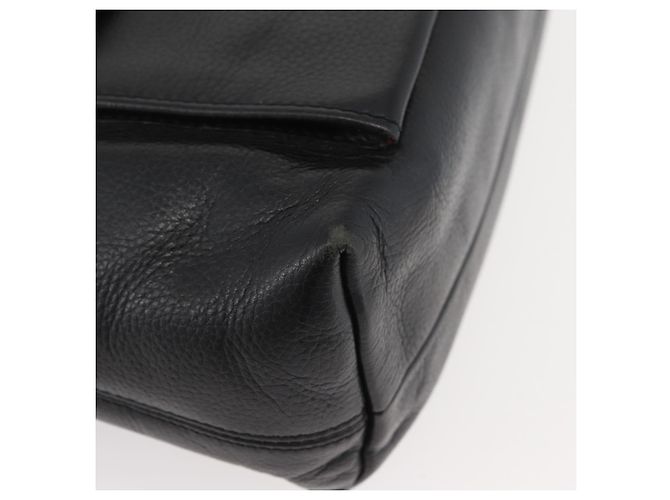 Céline CELINE Circle Hand Bag Leather 2way Black Gold - vista 9