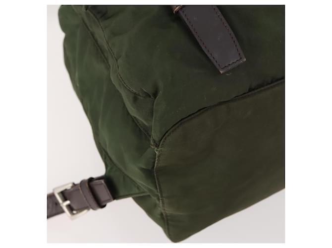 PRADA Backpack Nylon Green Silver - vista 15