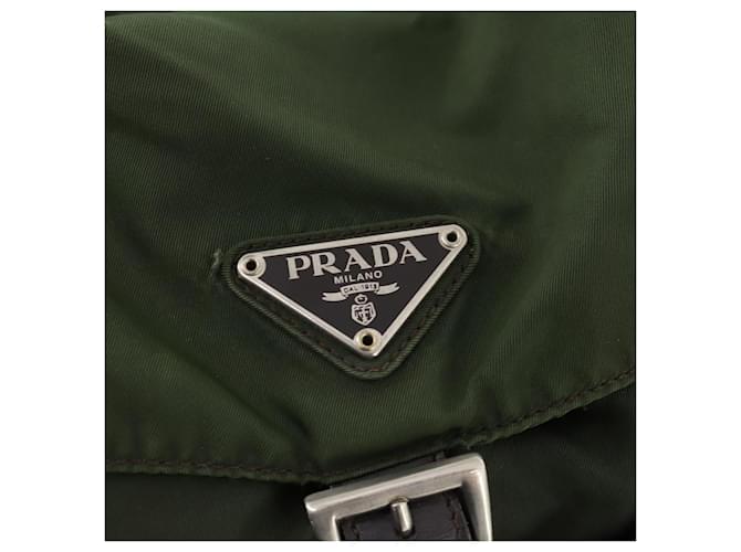 PRADA Backpack Nylon Green Silver - vista 18