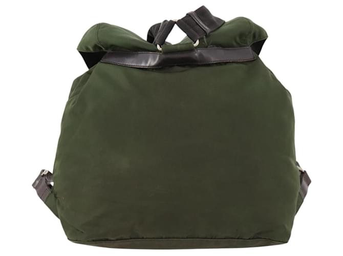 PRADA Backpack Nylon Green Silver - vista 2