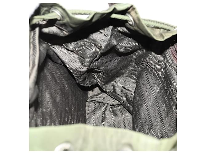 PRADA Backpack Nylon Green Silver - vista 21