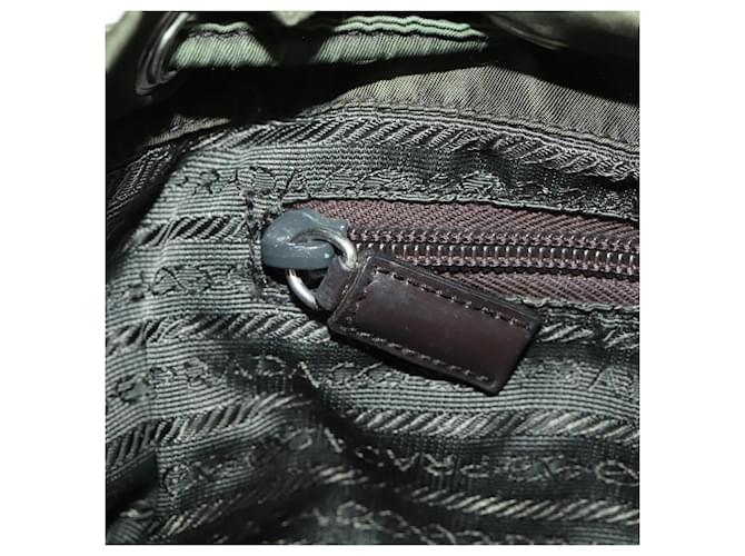 PRADA Backpack Nylon Green Silver - vista 23