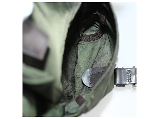 PRADA Backpack Nylon Green Silver - vista 26