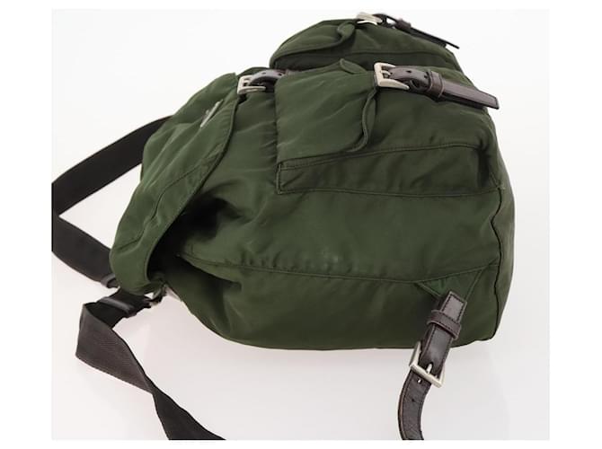 PRADA Backpack Nylon Green Silver - vista 4