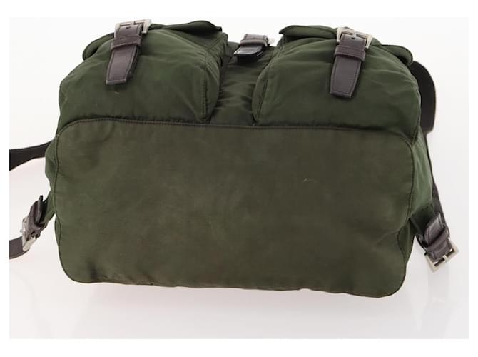 PRADA Backpack Nylon Green Silver - vista 5