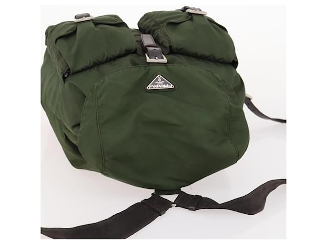 PRADA Backpack Nylon Green Silver - vista 6