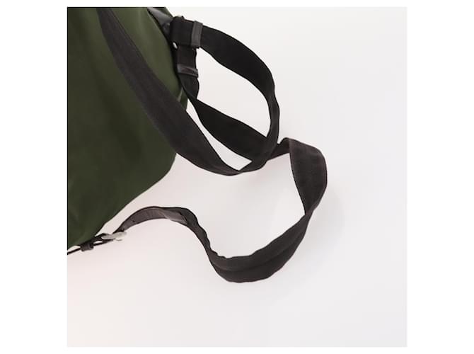 PRADA Backpack Nylon Green Silver - vista 7