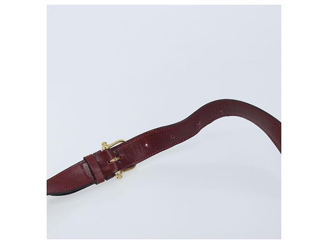 Céline CELINE Shoulder Bag Leather Bordeaux Gold - vista 8