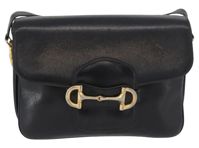 Céline CELINE Shoulder Bag Leather Black Gold - vista 13