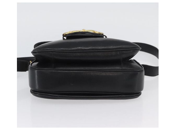 Céline CELINE Shoulder Bag Leather Black Gold - vista 5