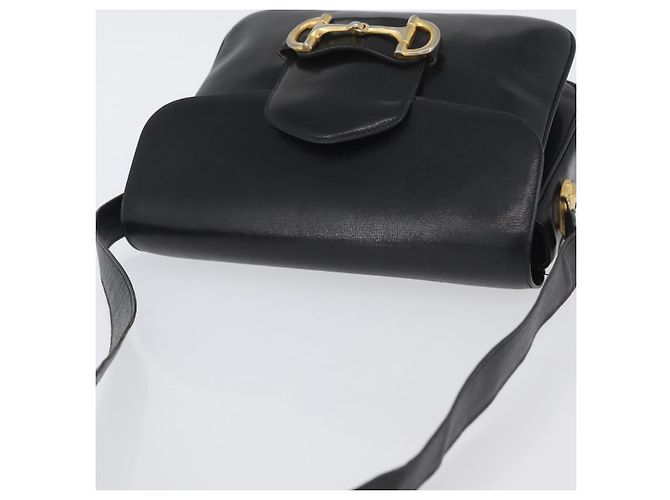 Céline CELINE Shoulder Bag Leather Black Gold - vista 6